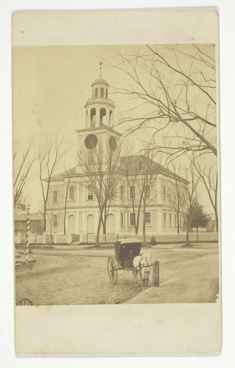 Untitled (church exterior) by W. N. Hobbs, photograph, 1830-1888