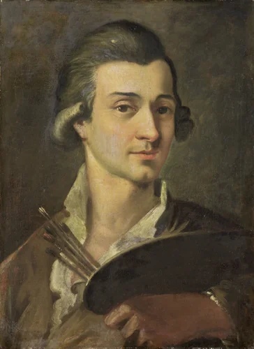 Portrait of a Painter by anonymous, painting, 1700-1799