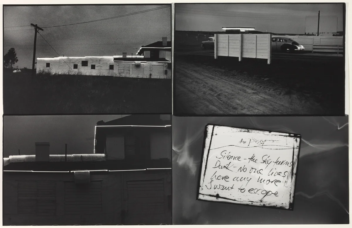 I Want to Escape by Robert Frank, photograph, 1993