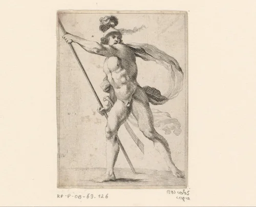 Mars by anonymous, print, 1647-1714