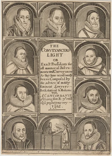 Title Page to the Conveyancers Light by Thomas Cross, print, 1602-1704