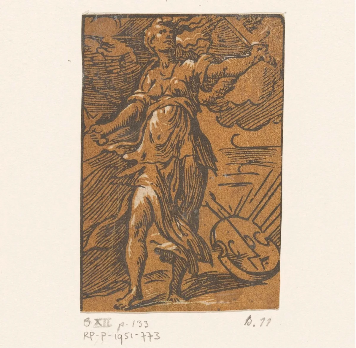 Cholerisch temperament by Unknown, print, 1520-1550