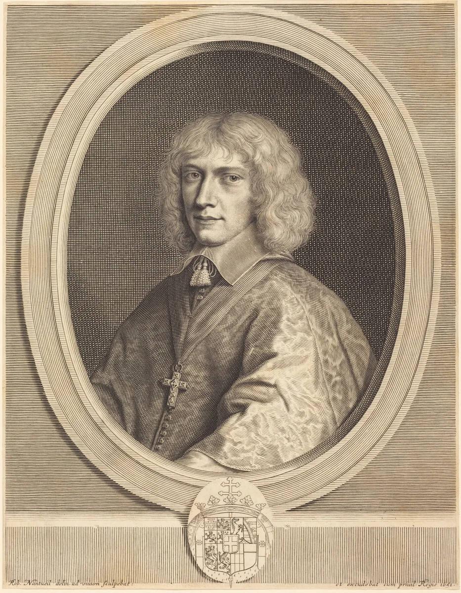 Henri II, Duc de Nemours by Robert Nanteuil, print, 1651