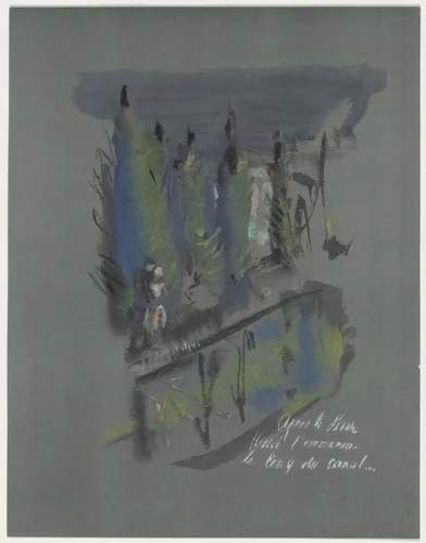 Duplicate of plate (page 103) from Mille Regrets (A Thousand Regrets) by Christian Bérard, illustrated book, 1947