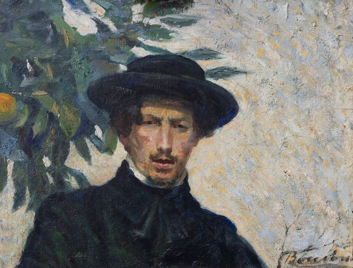 Self-Portrait by Umberto Boccioni, painting, 1905