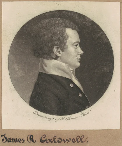 James R. Caldwell by Charles B. J. Févret de Saint-Mémin, print, 1799