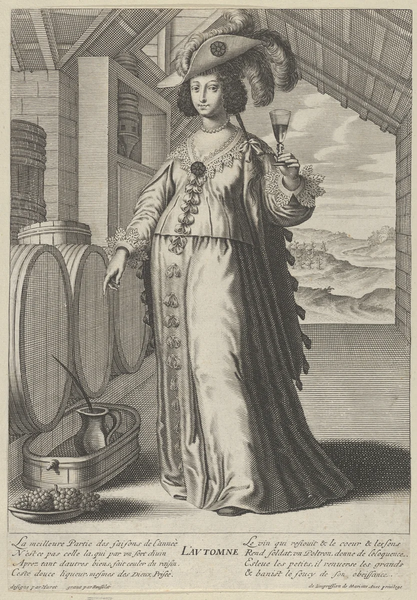 Autumn by Gilles Rousselet, print, 1720-1760