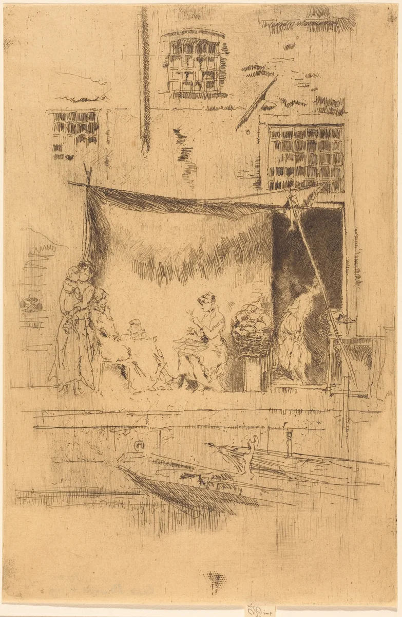 Fruit-Stall by James McNeill Whistler, print, 1880