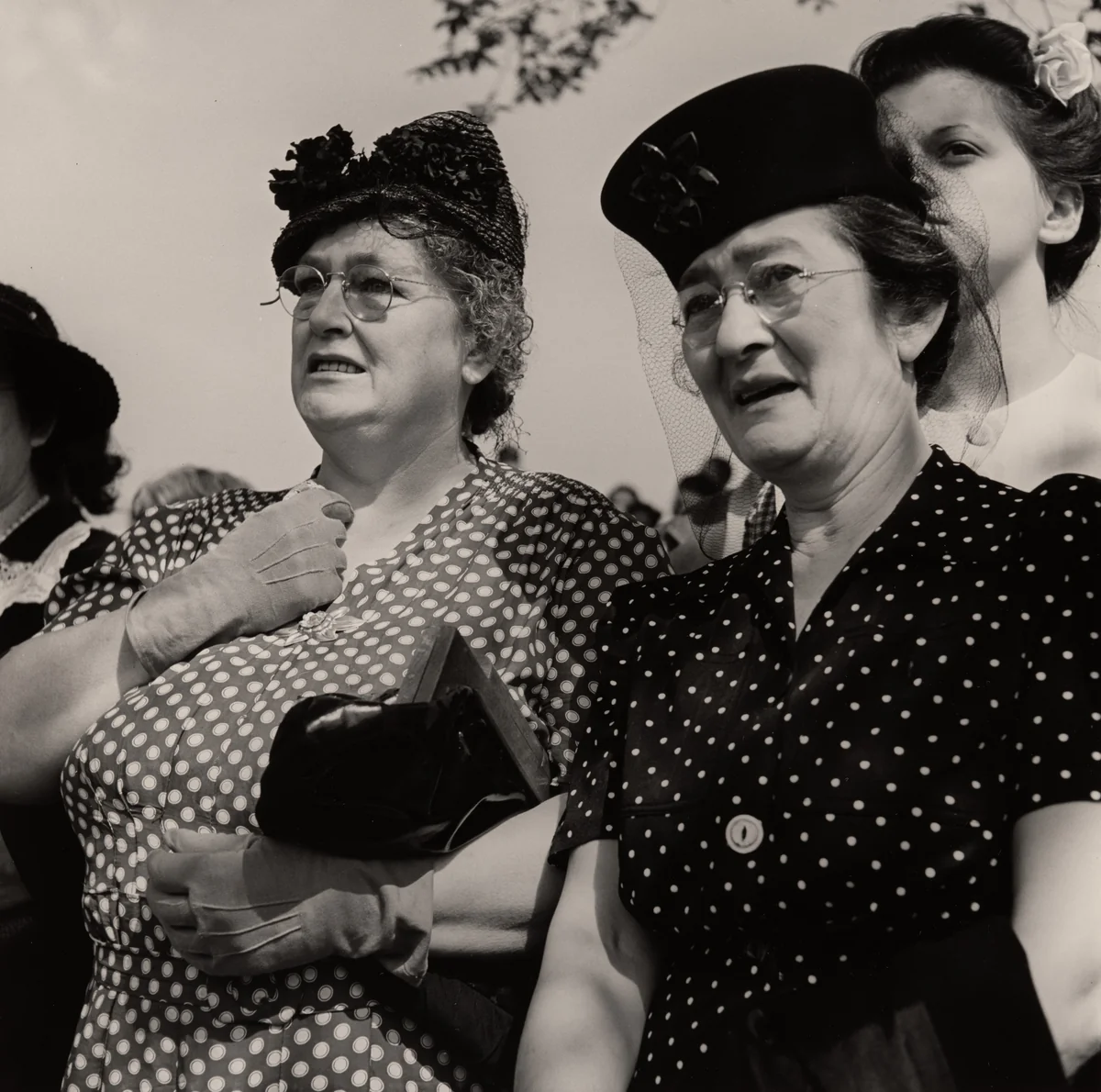 Franklin D. Roosevelt Funeral, Washington, DC by Wayne Miller, photograph, 1945