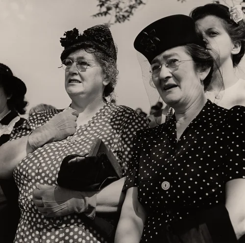 Franklin D. Roosevelt Funeral, Washington, DC by Wayne Miller, photograph, 1945