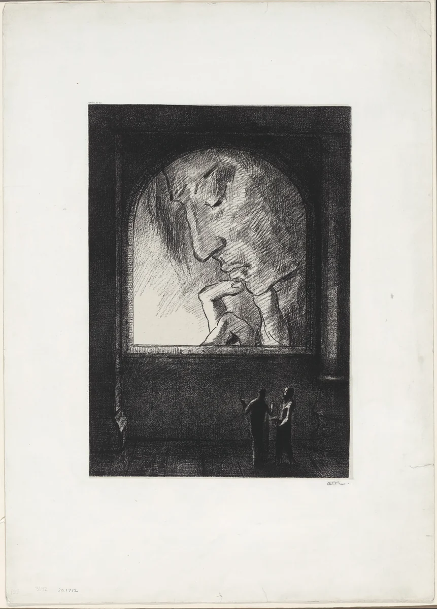 Light by Odilon Redon, print, 1893
