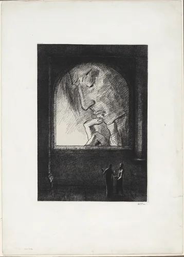 Light by Odilon Redon, print, 1893