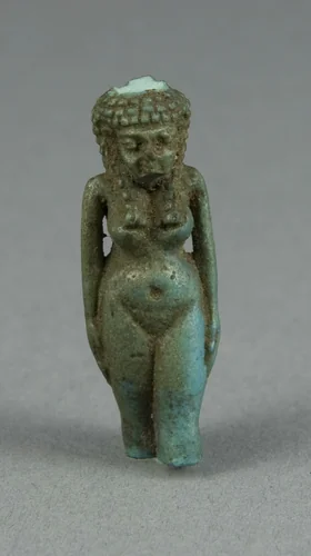 Amulet of an Unidentified Goddess (?) by Egyptian, metalwork, -400--1