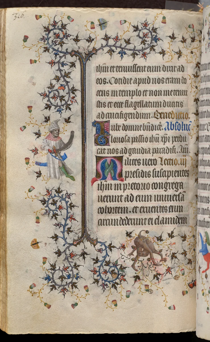 Hours of Charles the Noble, King of Navarre (1361-1425): fol. 158v, Text by Master of the Brussels Initials and Associates, book, 1400-1410