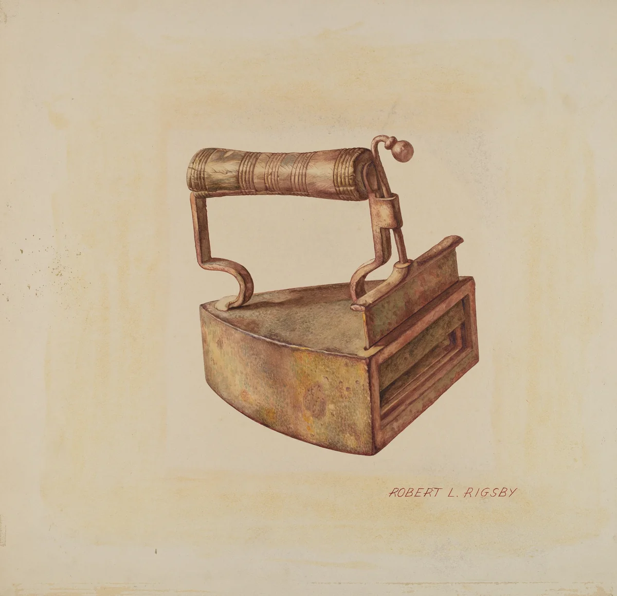 Hand Iron by Robert Rigsby, index of american design, 1938