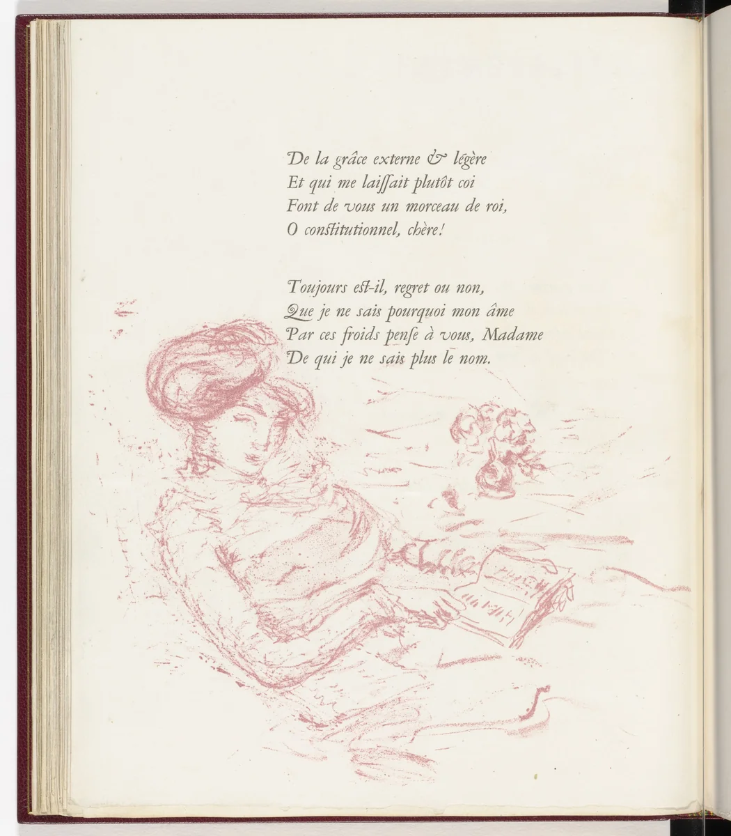 In-text plate (page 44) from Parallèlement (In Parallel) by Pierre Bonnard, illustrated book, 1900