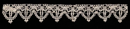 Bobbin Lace Edging of Points by Unknown, textile, 1540-1560