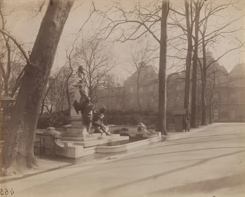 Jardin Luxembourg. Monument de Delacroix by Eugène Atget, photograph, 1902