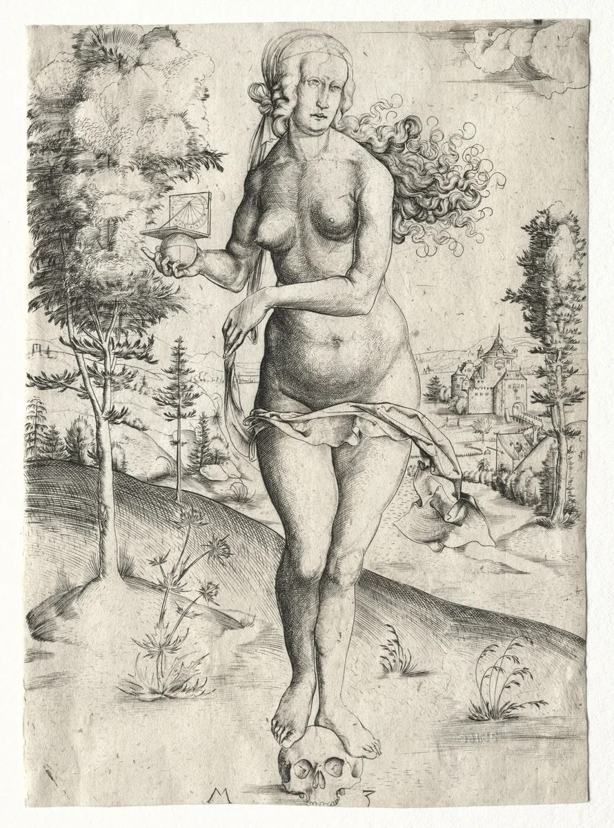 Memento Mori by Master MZ, print, 1500-1503