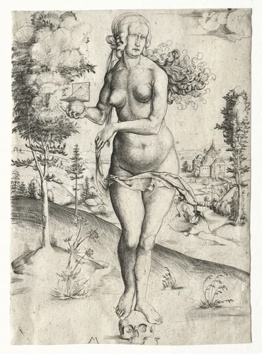 Memento Mori by Master MZ, print, 1500-1503