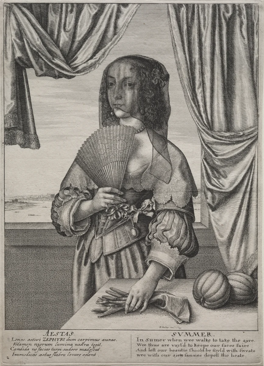 The Four Seasons: Summer by Wenceslaus Hollar, print, 1641