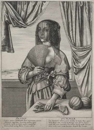 The Four Seasons: Summer by Wenceslaus Hollar, print, 1641
