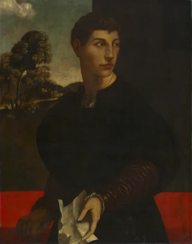Portrait of a Young Man by Dosso Dossi, painting, 1525-1535
