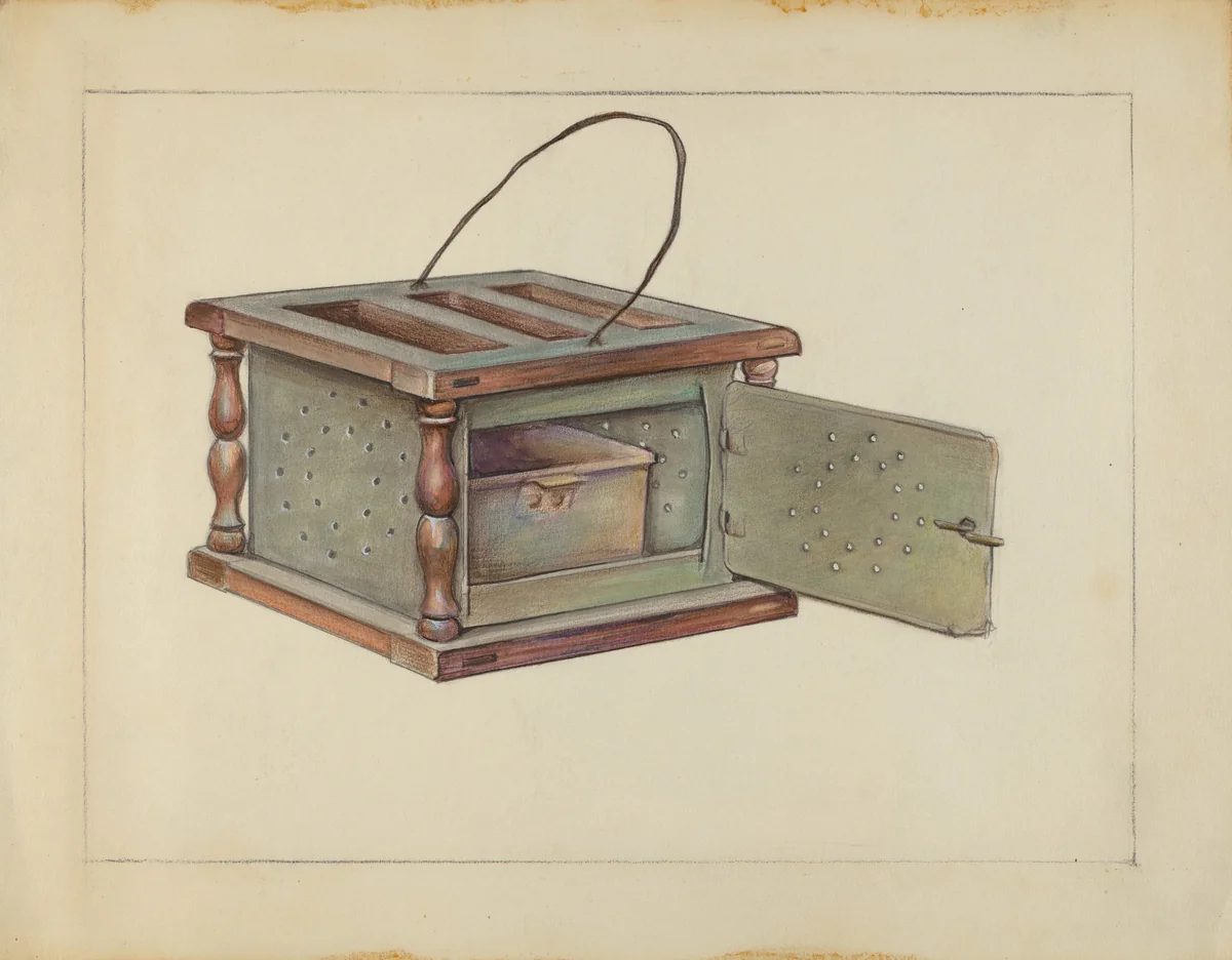 Foot Warmer by Lawrence Phillips, index of american design, 1935-1942