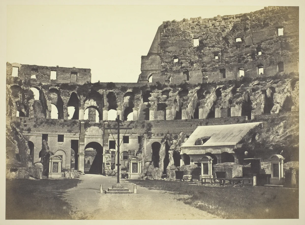 Coliseum by Robert Macpherson, photograph, 1862-1872