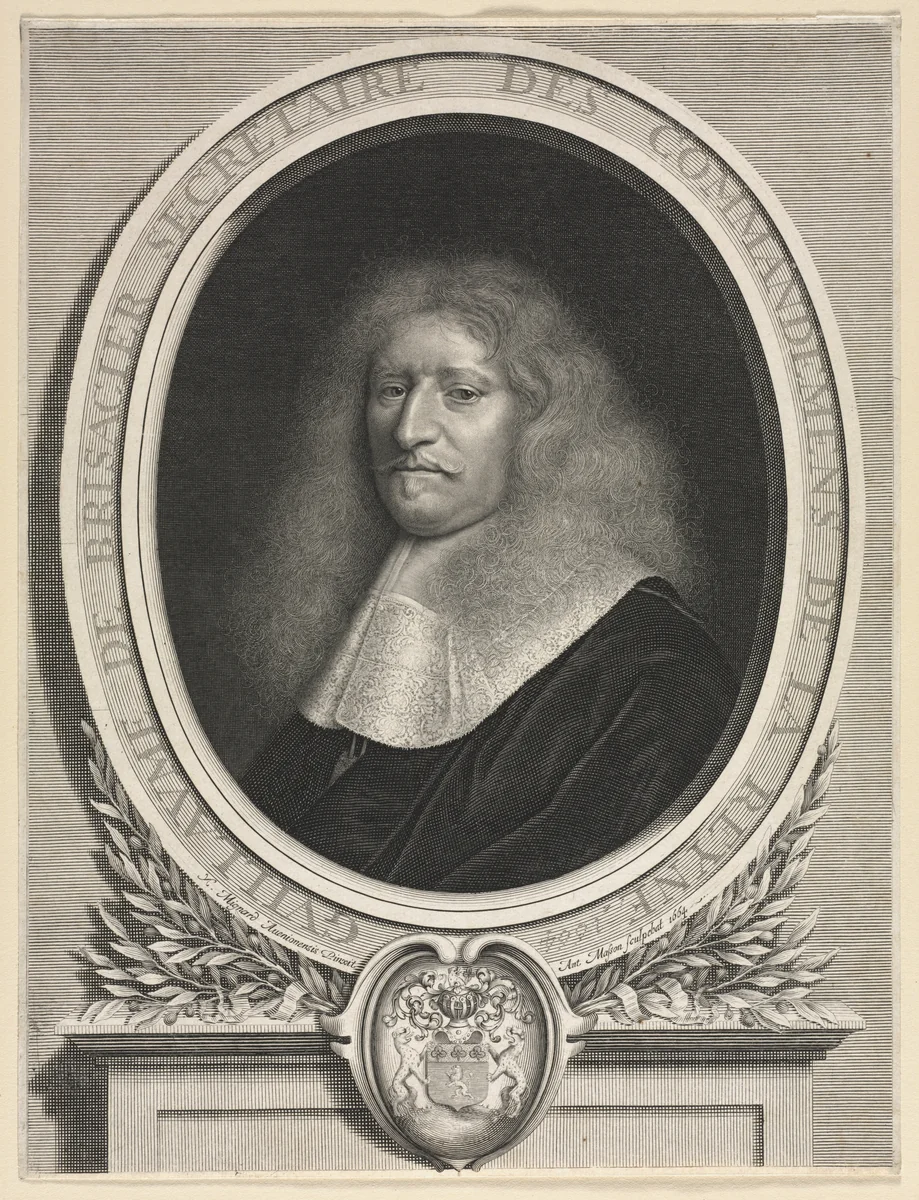 Guillaume de Brisacier by Antoine Masson, print, 1664
