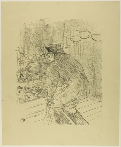 Polin, from Treize Lithographies by Henri de Toulouse-Lautrec, print, 1898