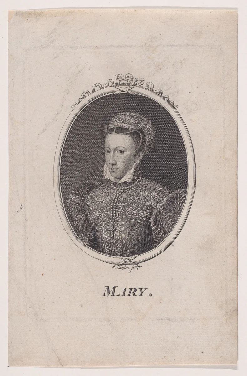 Mary, Queen of Scots by Isaac Taylor, print, 1700-1799