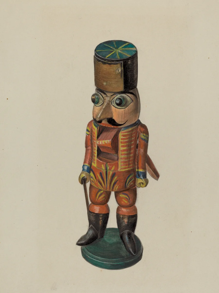 Nutcracker by Mina Lowry, index of american design, 1941