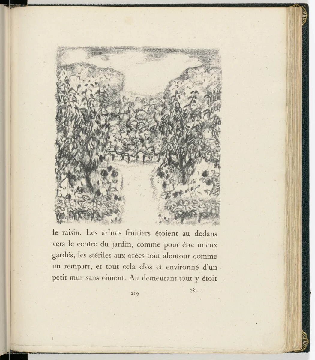 In-text plate (page 219) from Daphnis et Chloé by Pierre Bonnard, illustrated book, 1902