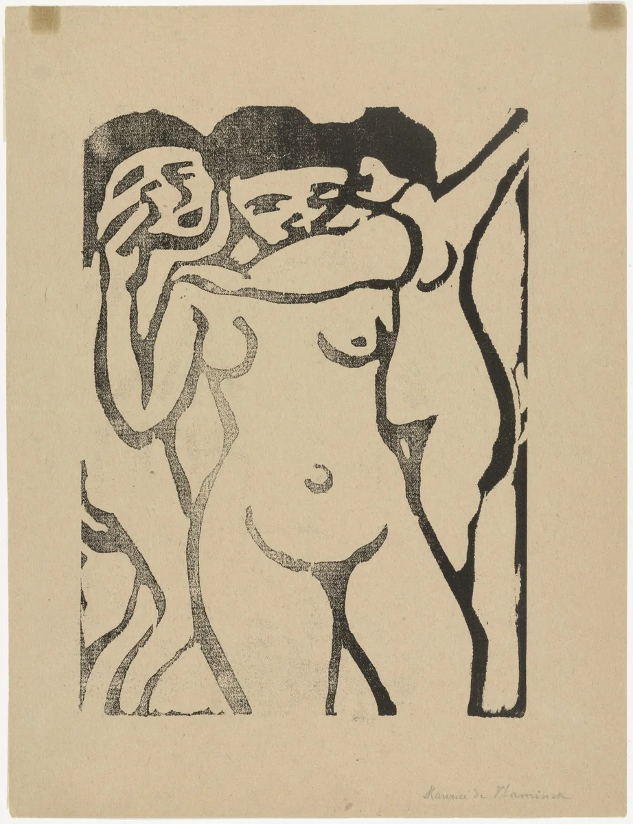 At the Brothel by Maurice de Vlaminck, print, 1906