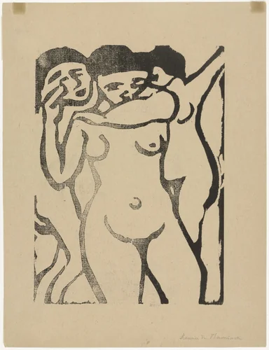 At the Brothel by Maurice de Vlaminck, print, 1906