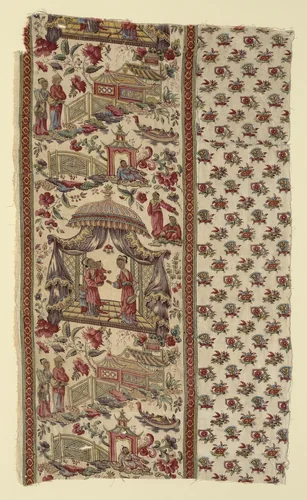 Fragment (Furnishing Fabric) by J.J. Pearman, textile, 1800-1810