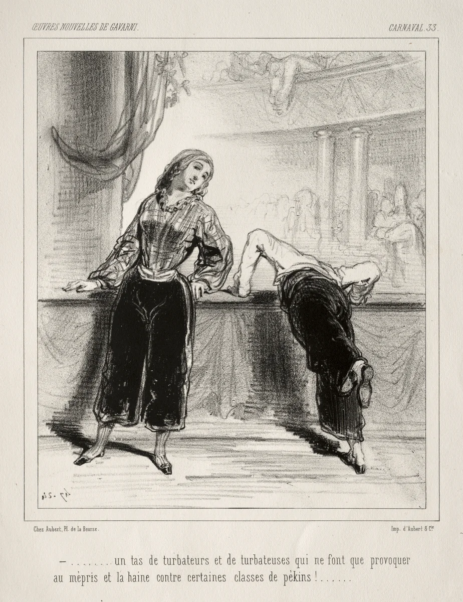 Carnaval by Paul Gavarni, print, 1824-1847