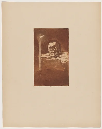 La supplicié (The Executed) by Henri-Charles Guérard, print, 1895