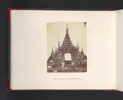 Funeral Pile of One of the Royal Family by John Thomson, photograph, 1865