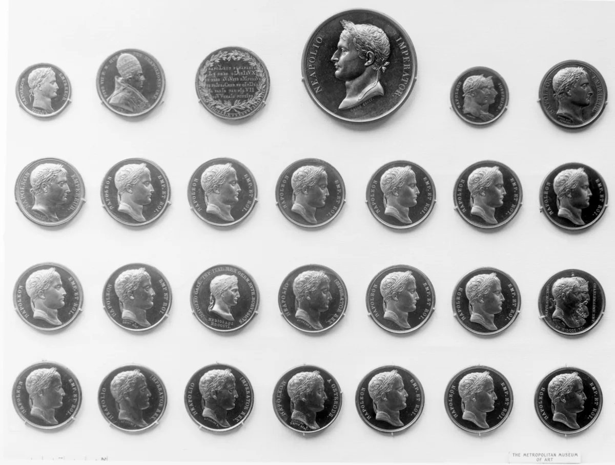 Battle of Eylau. 1807. by Bertrand Andrieu, metalwork, 1800-1899