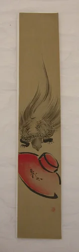 Tortoise by Shibata Zeshin (柴田是真), painting, 1807-1891