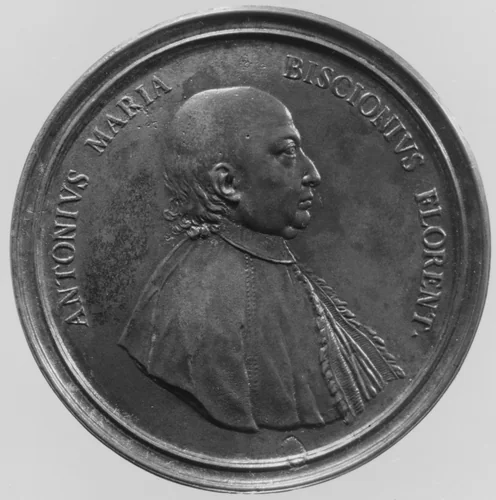 Antonio Maria Biscioni (1674–1756) by Lorenzo Maria Weber, metalwork, 1725