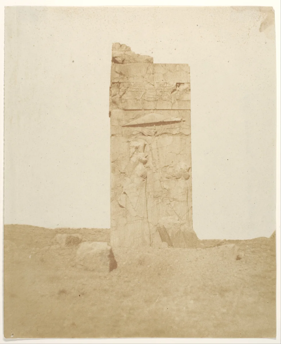 Ruine sulla terza terazza, Persepolis by Luigi Pesce, photograph, 1858