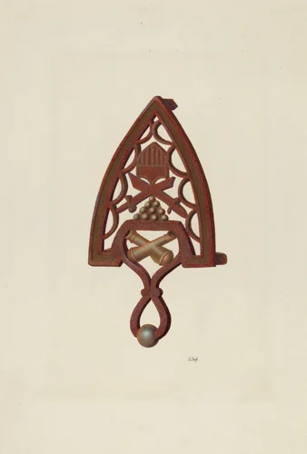 Trivet by Joseph L. Boyd, index of american design, 1935-1942