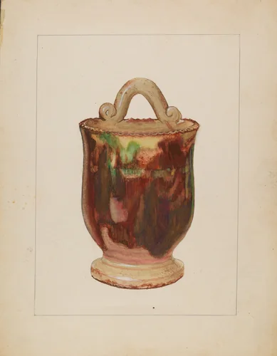 Wall Pocket for Flowers by John Fisk, index of american design, 1936