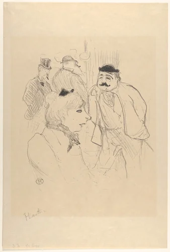 La Tige, Moulin Rouge by Henri de Toulouse-Lautrec, print, 1894