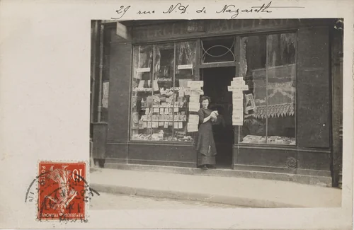 Mercerie - papeterie, Paris by Unidentified Photographer, photograph, 1911