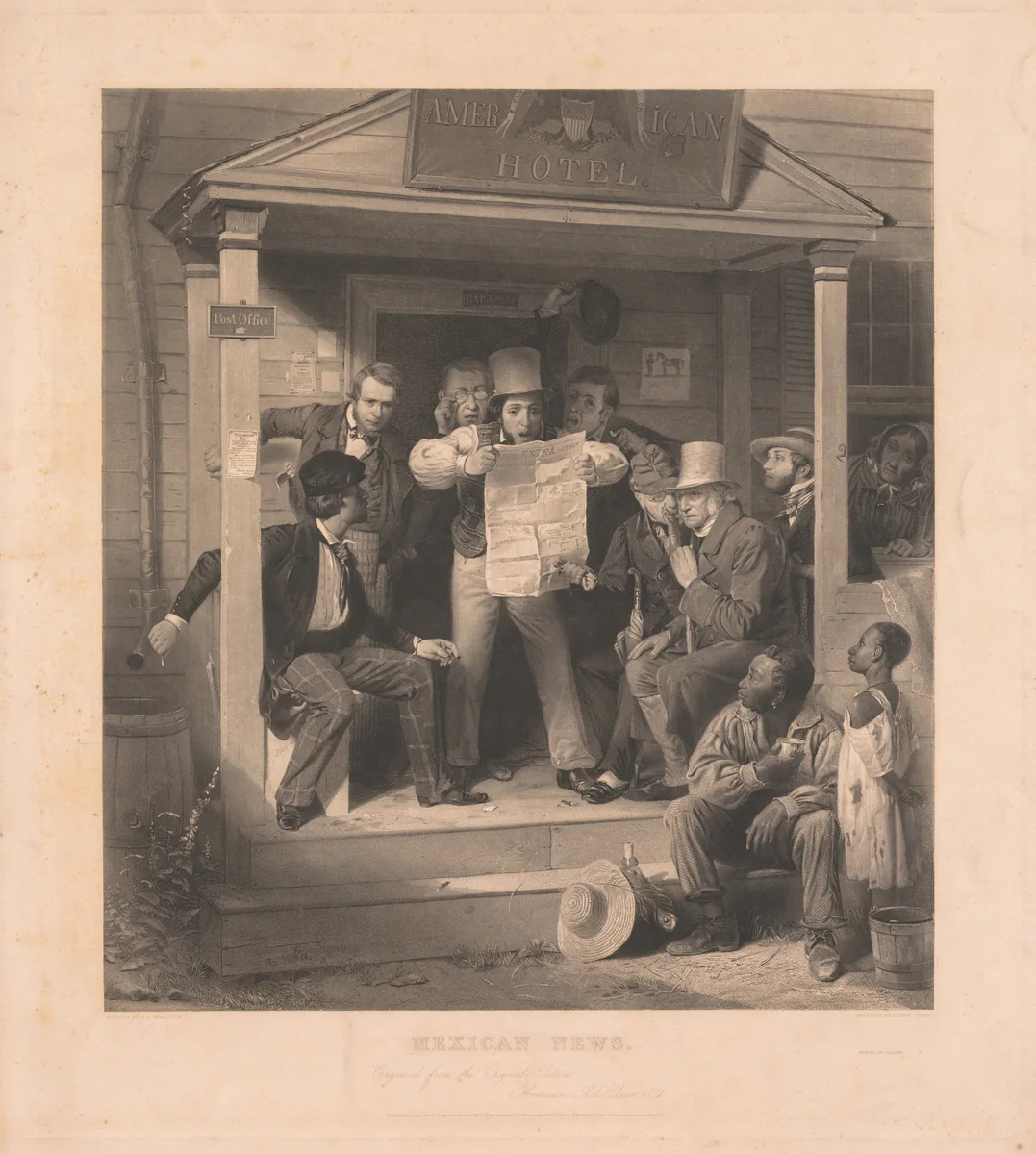 Mexican News by Alfred Jones, print, 1846-1856