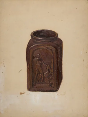 Jar by C.W. Perky, index of american design, 1937